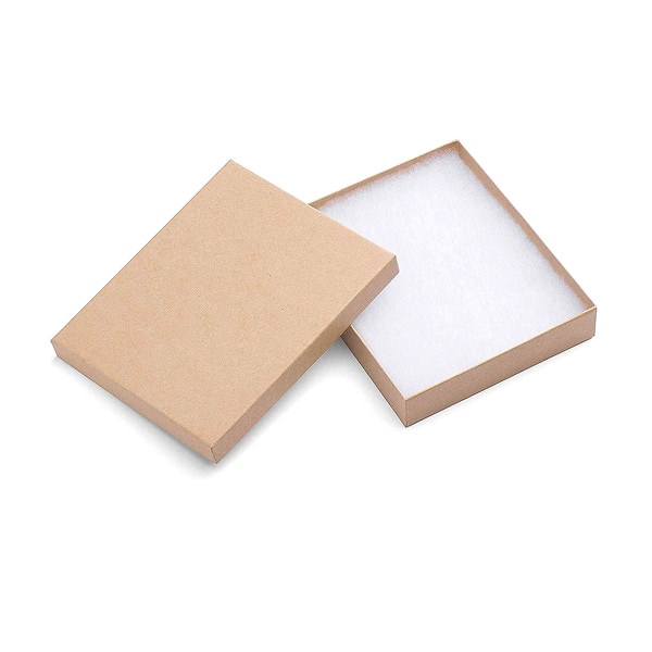 Brown Gift Boxes | High Quality |6x5x1 | Pack of 10 | GoBiz USA